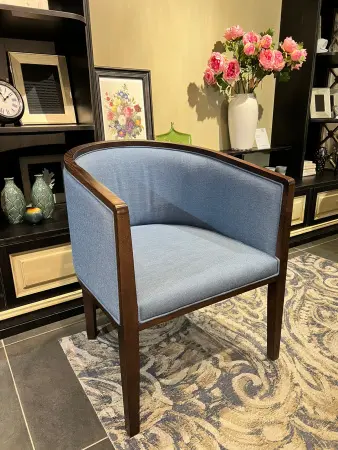 Стул Диксон голубой