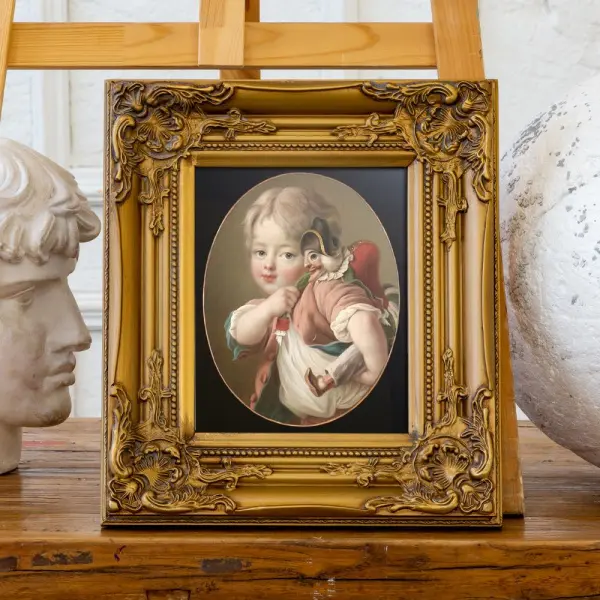 Репродукция картины «Портрет мальчика с Полишинелем»