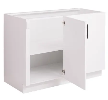 Тумба однодверная угловая слева без столешницы Брюгге