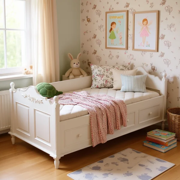 Кровать-кушетка 90 190 из массива Марсель