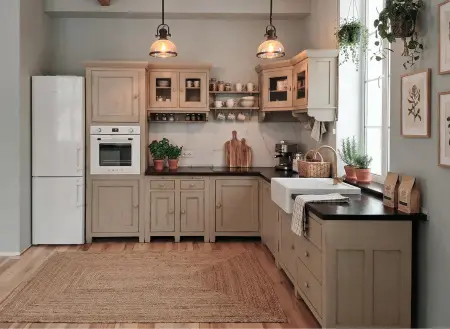 Угловой шкаф верхний Провинция