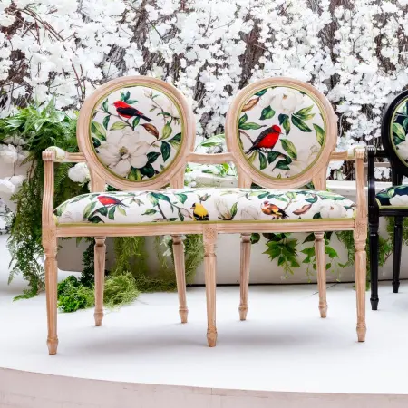 Диванетка «Цветущая аристократка» (лайт голд)