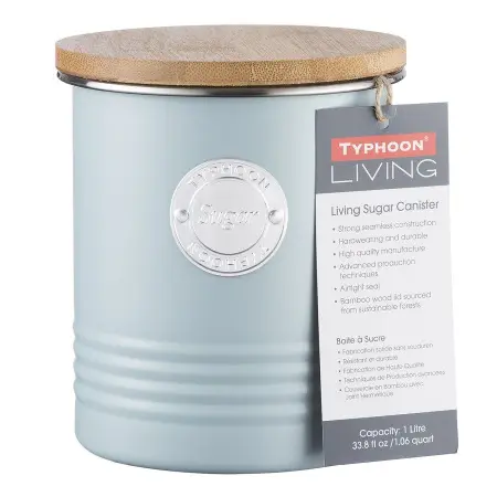 Емкость для хранения сахара living голубая 1л