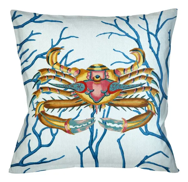 Декоративная подушка «Фантастика подводного мира» версия 1 (блю)