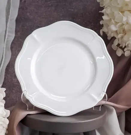 Тарелка мелкая d 16 см h 1,8 см, фарфор, Grazia