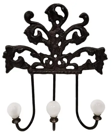 Крючок настенный тройной (чугун)