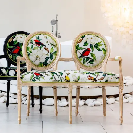 Диванетка «Цветущая аристократка» (лайт голд)