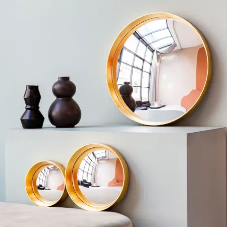 Зеркало декоративное настенное «Хогард Голд» (версия L) (fish-eye)