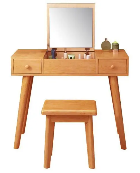 Туалетный столик с двумя ящиками и зеркалом Твигги