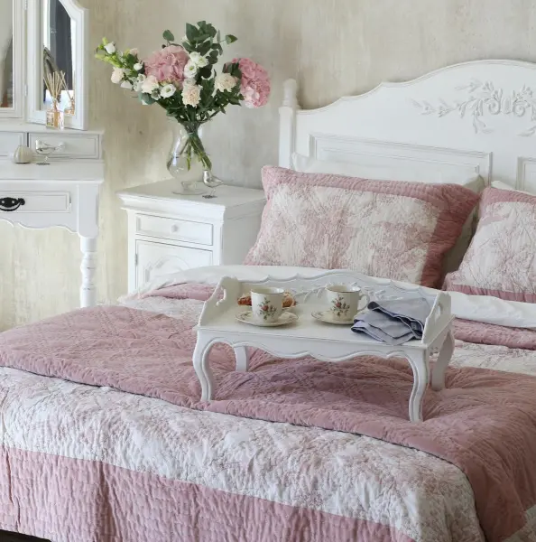 Покрывало VINTAGE VELVET розовое 180х260 см