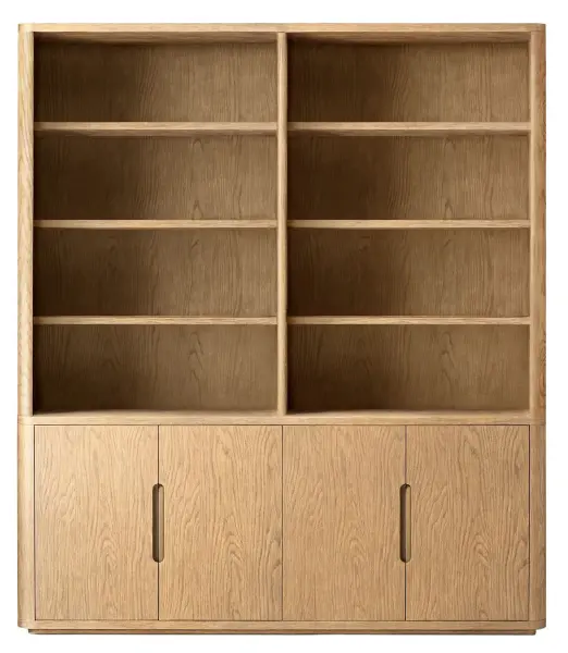 Шкаф-витрина-буфет открытый 4 - дверный Бретон