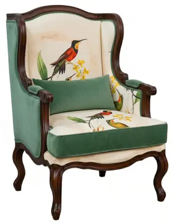 Кресло Сезарина «Райские птицы», версия 3