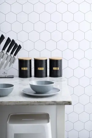 Емкость для хранения чая otto черная 1,4 л