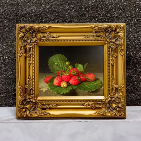 Репродукция картины «Натюрморт с клубникой»