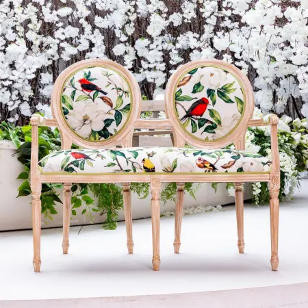 Диванетка «Цветущая аристократка» (лайт голд)