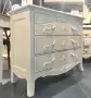 Комод большой на три ящика Авиньон цвета слоновая кость