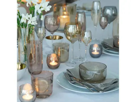 Набор бокалов для вина polka, 400 мл, разноцветный, 4 шт.