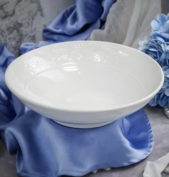 Салатник 1,1 л, d 22,7 см h 6,2 см, фарфор, Primavera