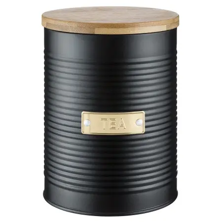 Емкость для хранения чая otto черная 1,4 л