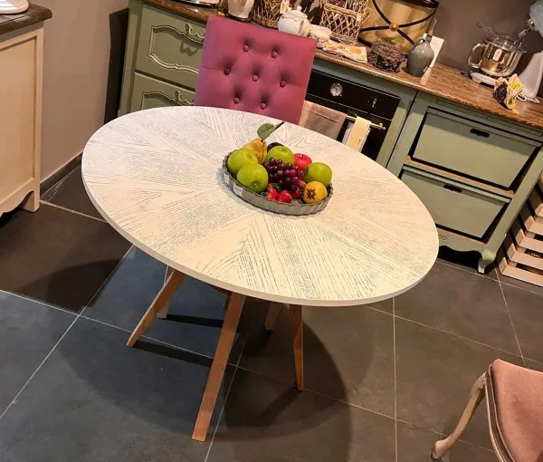 Стол обеденный круглый Альма экспозиция