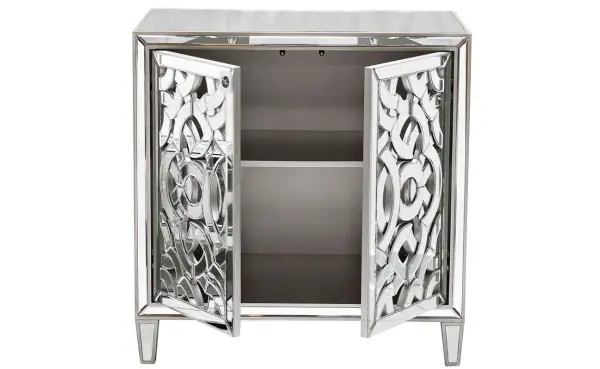 Буфет зеркальный с дверцами 89 см