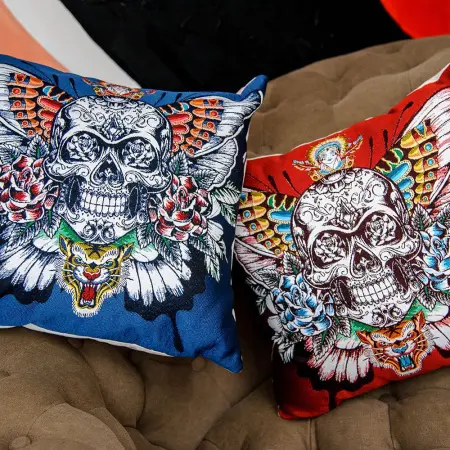 Арт-подушка «Краниум» (руж)