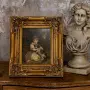 Репродукция картины «Портрет Мисс Боулз с собакой»