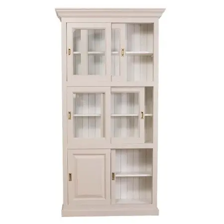 Шкаф белый книжный Брюгге