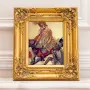 Л.С. Бакст. Эскиз костюмов восточного принца и его пажа к балету «Спящая красавица», 1916 в картинной раме «Шелли»
