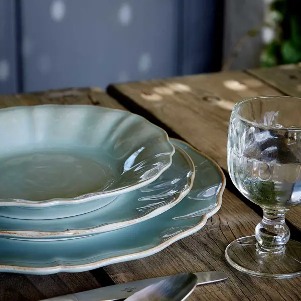 Блюдо прямоугольное Алентежу бирюзовое, 31x10 см 