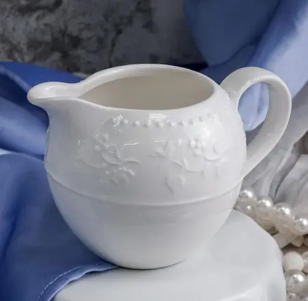 Молочник с ручкой 190 мл, 11,7x7,8 см h 7,6 см, фарфор, Primavera