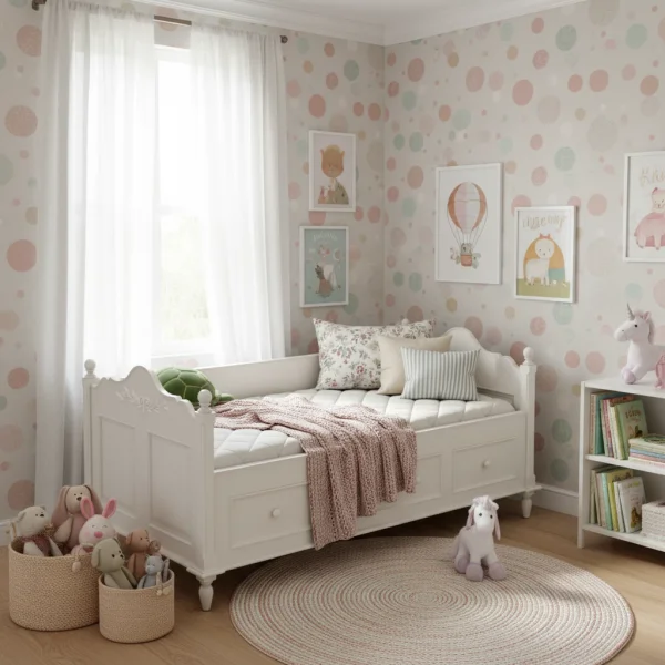 Кровать-кушетка 120 190 из массива Марсель