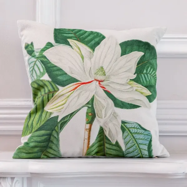 Интерьерная подушка Цветочный перфоманс, верс. 5