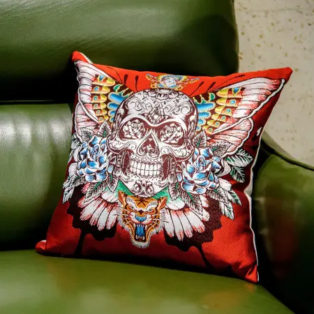 Арт-подушка «Краниум» (руж)