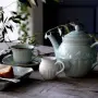 Блюдо прямоугольное Алентежу бирюзовое, 31x10 см 