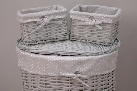 Набор из 6 корзин CESTI e PANIERI серый