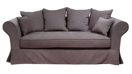 Диван раздвижной Фабиан коричнево-серый (ткань кат. С)