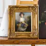 Репродукция картины «Девочка с цветами»
