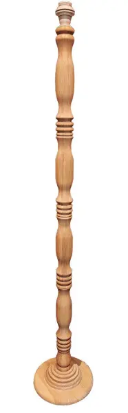 Ножка напольная для абажура Милена из массива бука светлая