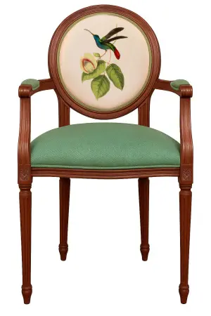 Кресло Медальон Райская птица Ver.4