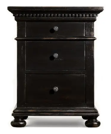 Тумба прикроватная узкая Сент-Джеймс блэк