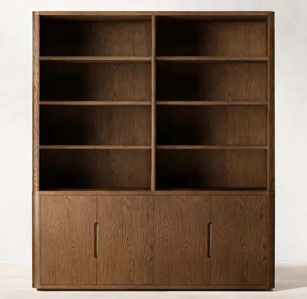 Шкаф-витрина-буфет открытый 4 - дверный Бретон