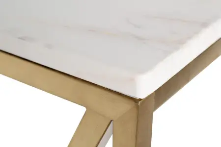 Консоль Bianco Namibia иск.мрам/мат.зол120х40х78