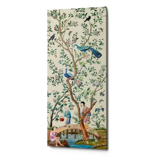 Картина на холсте «Императорский сад» 30х70, холст, галерейная натяжка (версия 7)