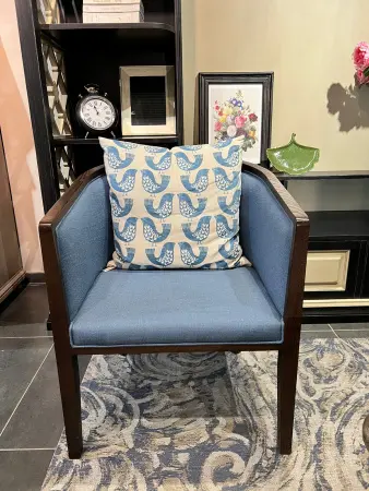 Стул Диксон голубой