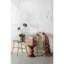Полотенце жаккардовое банное с авторским дизайном geometry, коричнево-бежевое wild, 70х140 см
