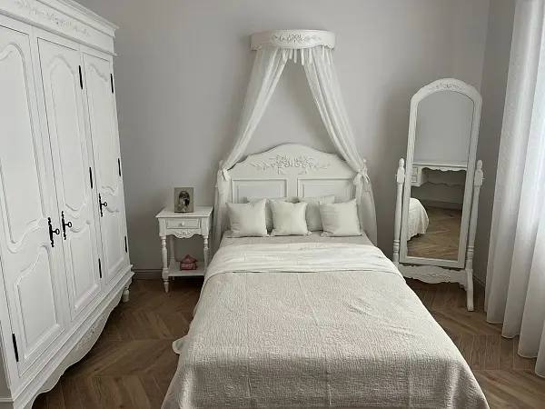 Белая спальня с мебелью из колекции "Марсель" Инлавка, inlavka.ru