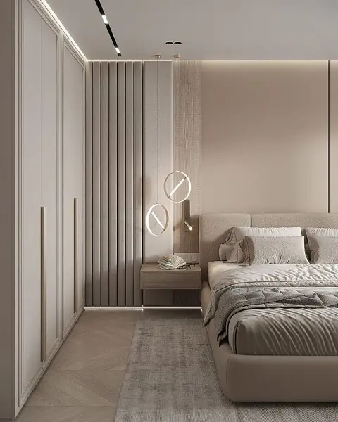 Современная спальня в стиле минимализм