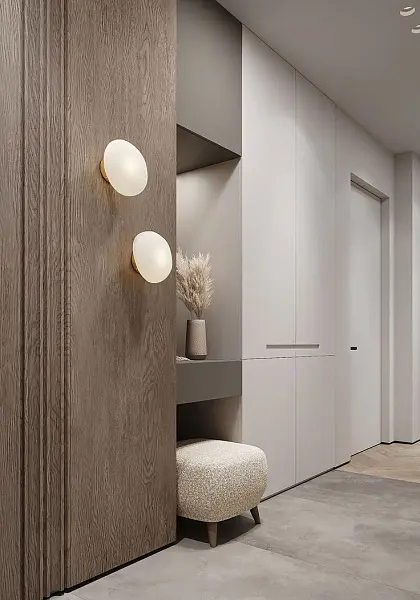 Современная прихожая в стиле минимализм