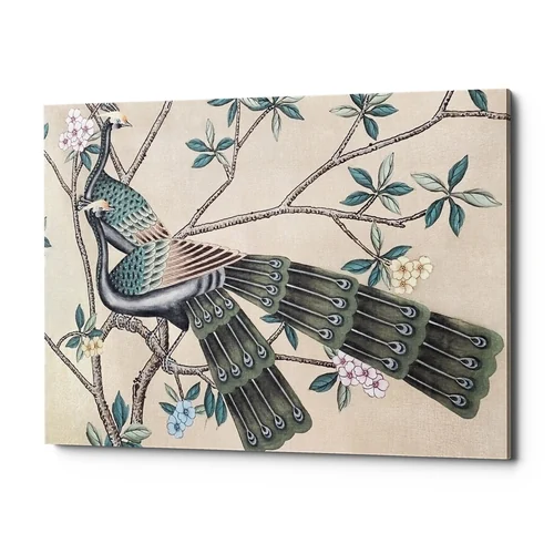 Картина «Императорский павлин», версия 6 (холст, галерейная натяжка)